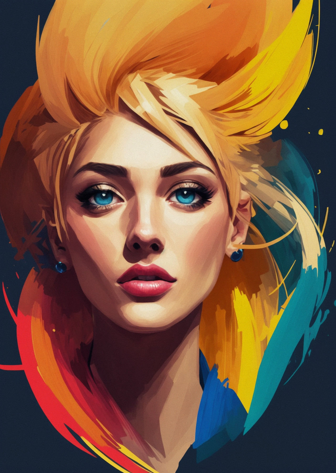 „Colorful Popart Creativity” Poster „Colorful Popart Creativity” Poster