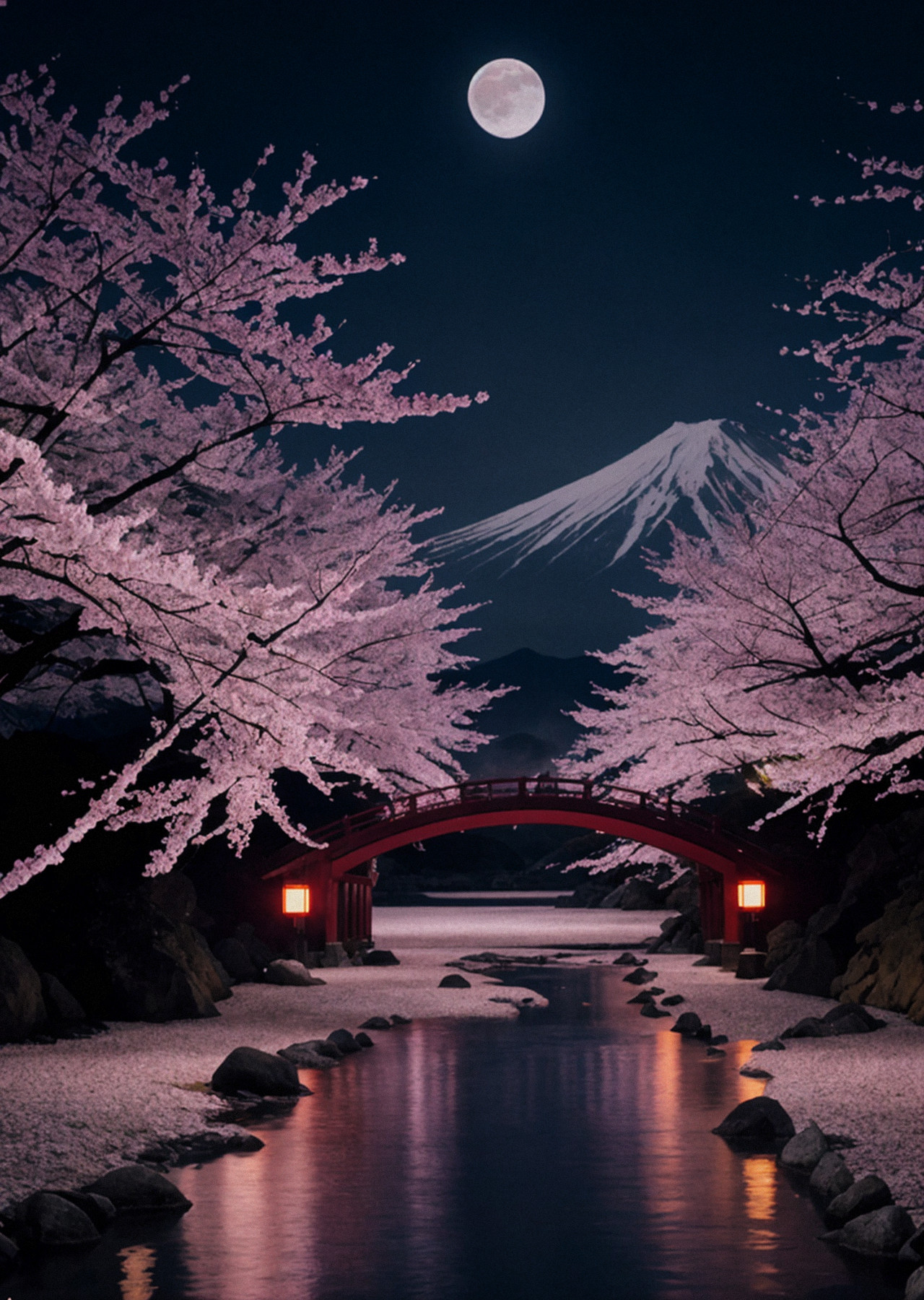 „Nightsky in Japan” Wandbild „Nightsky in Japan” Wandbild